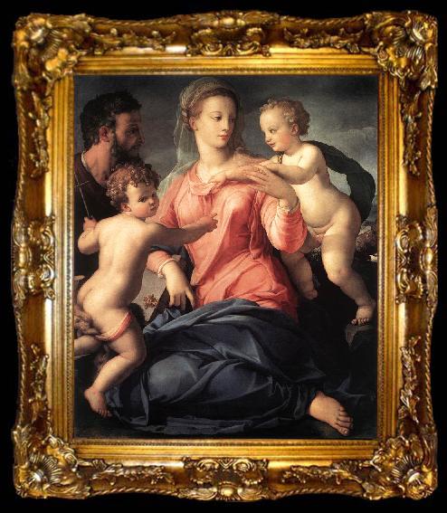 framed  BRONZINO, Agnolo Holy Family gfhfi, ta009-2
